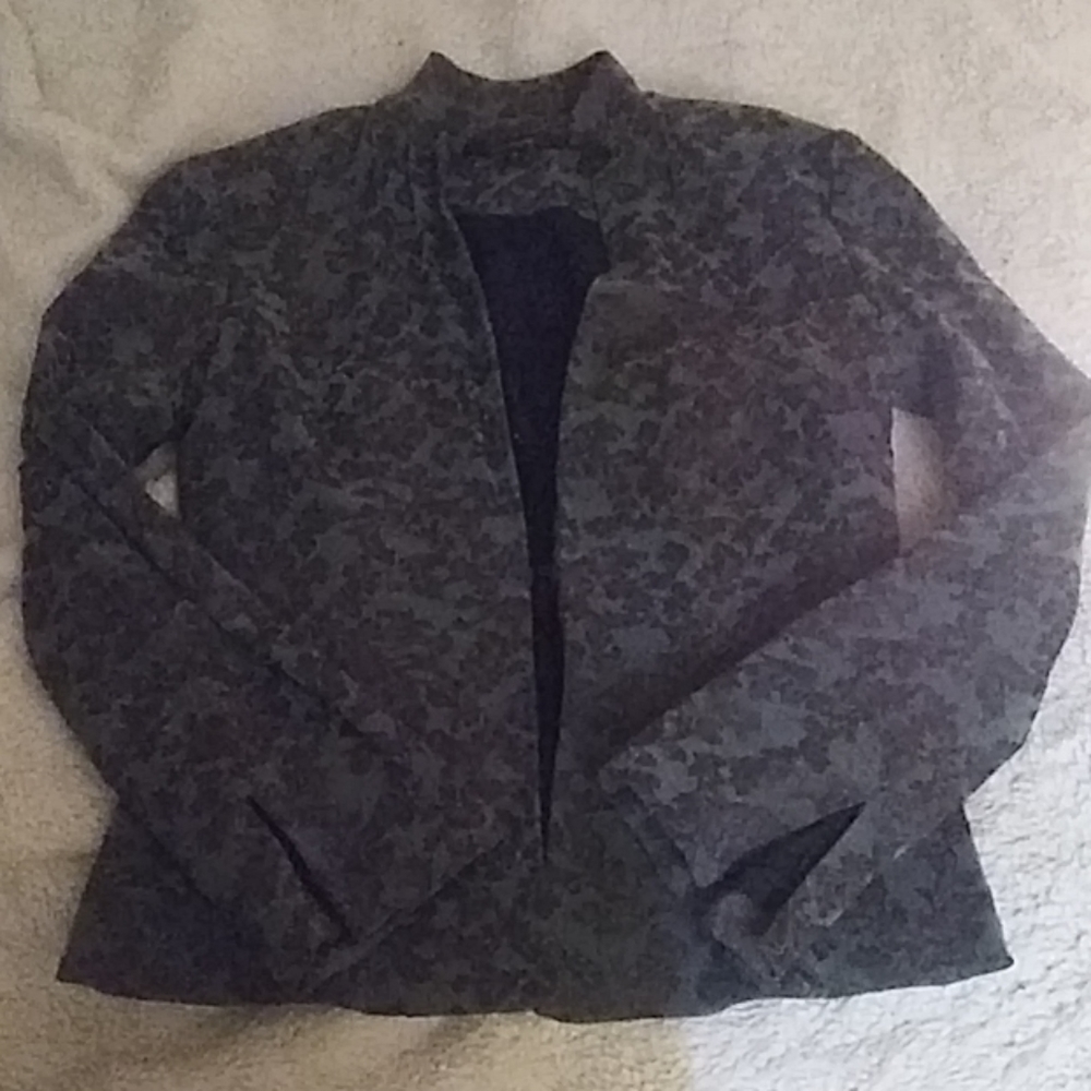 Single brocade blue jacket